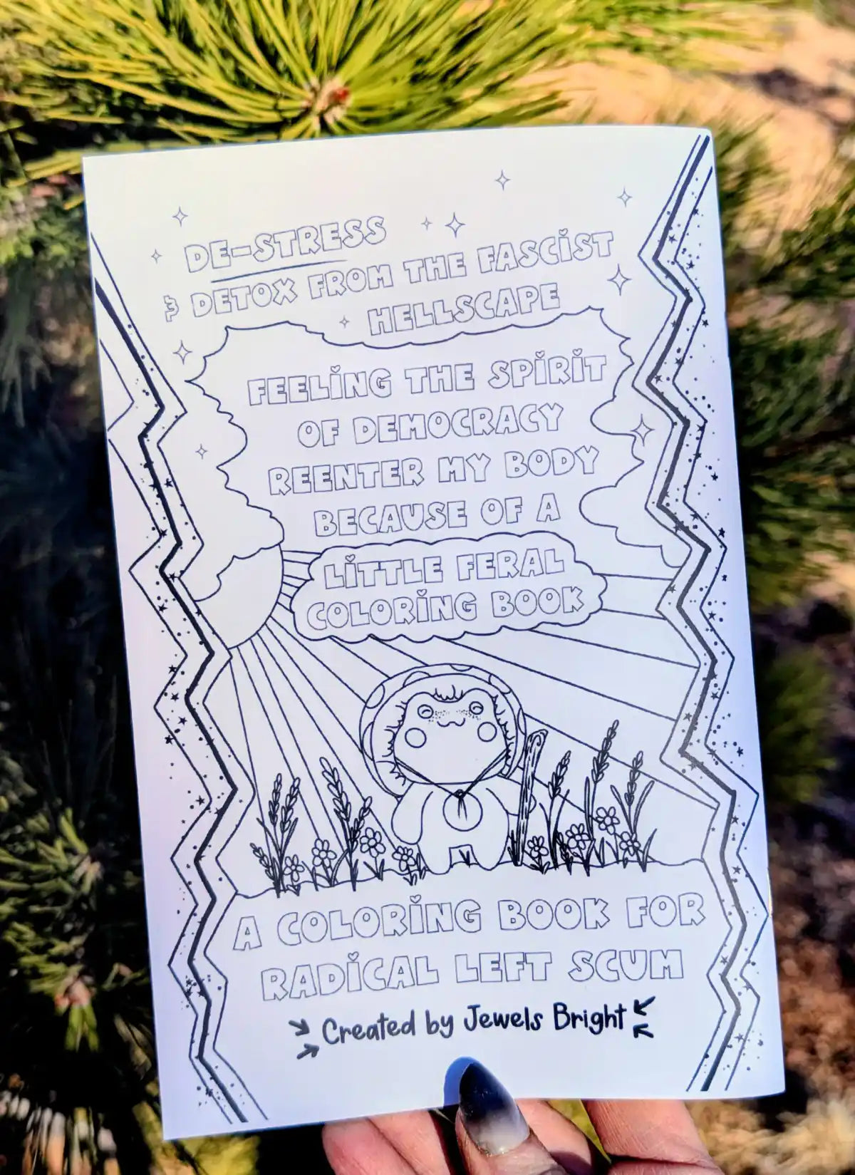 Antifa Anti-fascist Coloring Book, Radical Leftist Scum Book, Smash the Patriarchy hobby