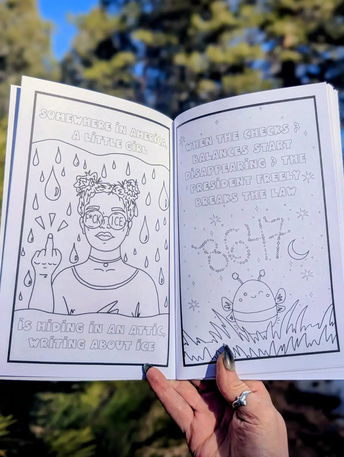 Antifa Anti-fascist Coloring Book, Radical Leftist Scum Book, Smash the Patriarchy hobby
