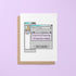 Instant message birthday card - MangoIllustrated - Greeting Cards