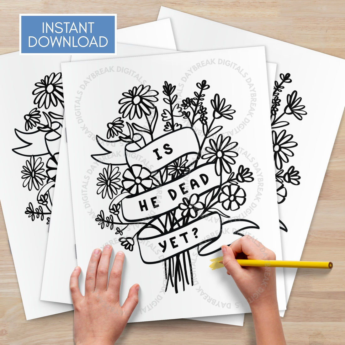 is-he-dead-yet-hes-finally-gone-coloring-page-2-pack-funny-political-art-printable-pdf-digital-download