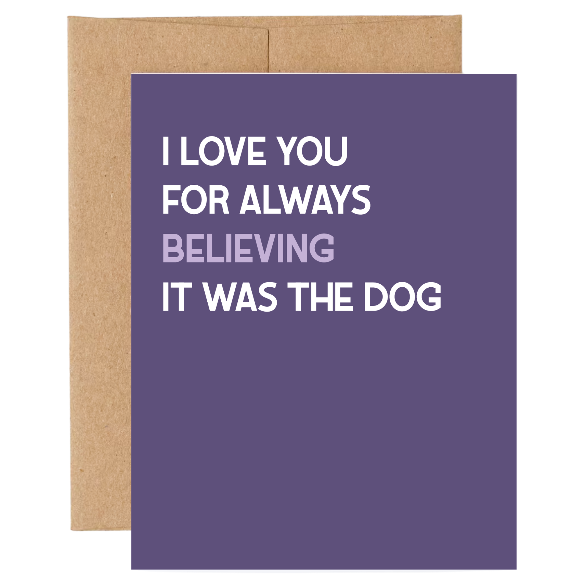 It Was the Dog Relationship Card