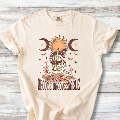 Become Ungovernable Feminist T-Shirt, Empowerment Tee