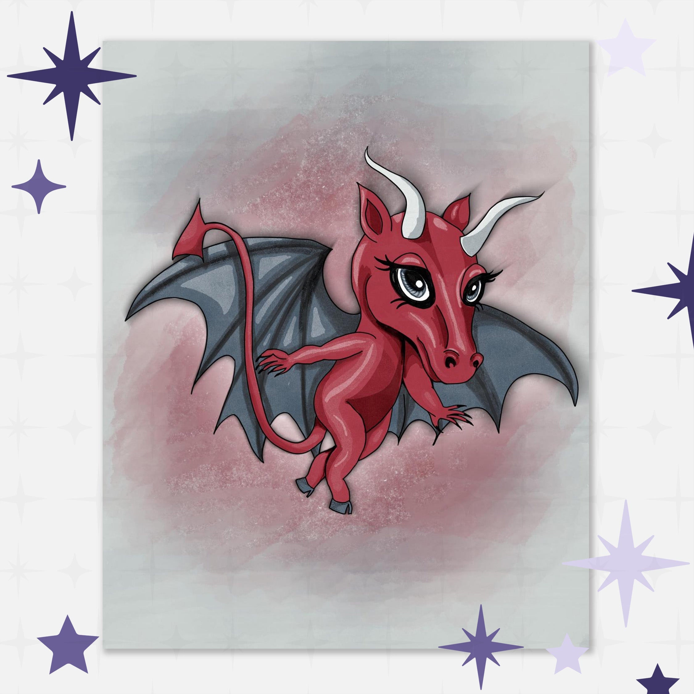 Little Jersey Devil Art Print