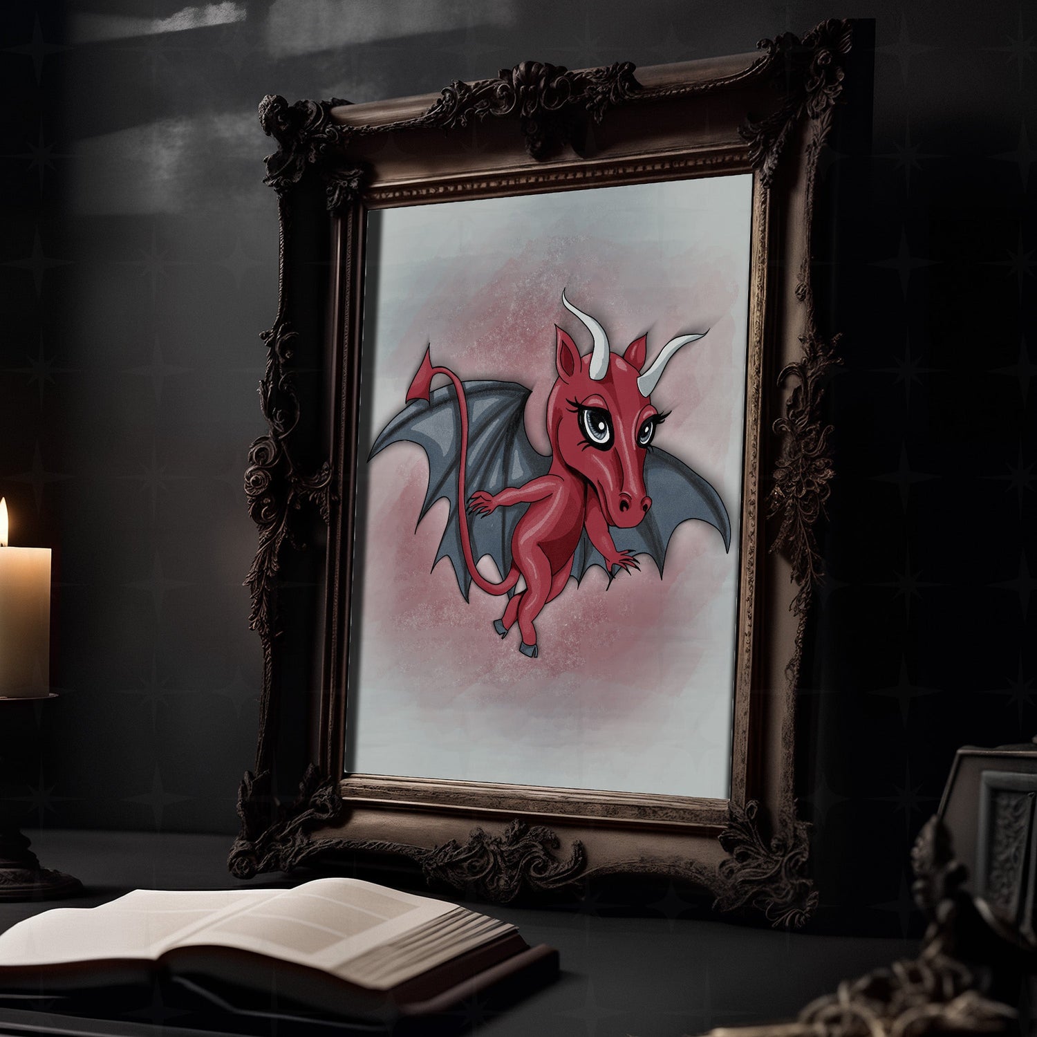 Little Jersey Devil Art Print