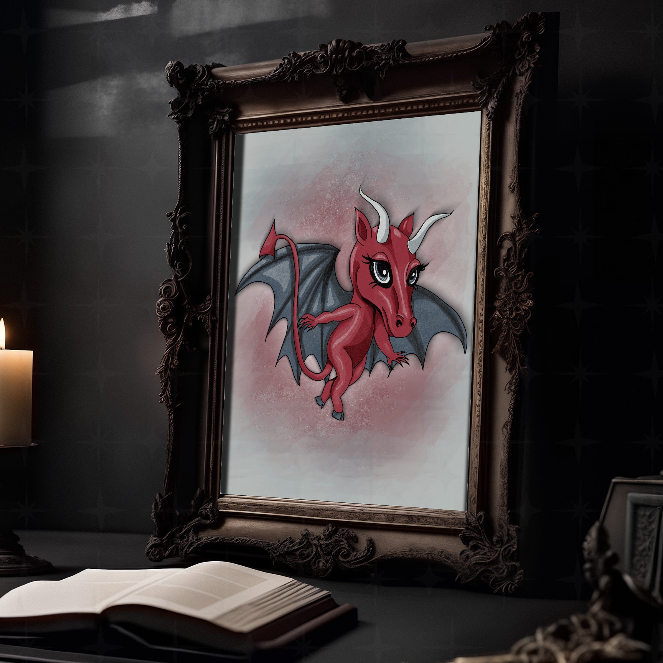 Little Jersey Devil Art Print