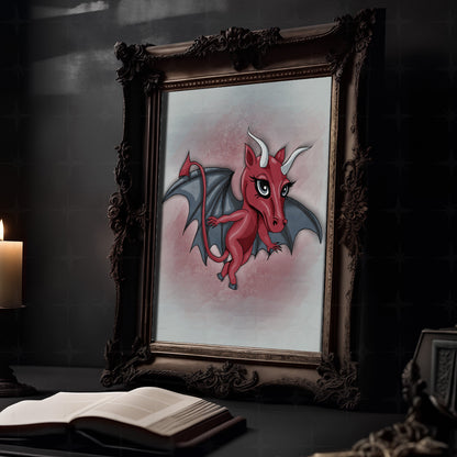 Little Jersey Devil Art Print
