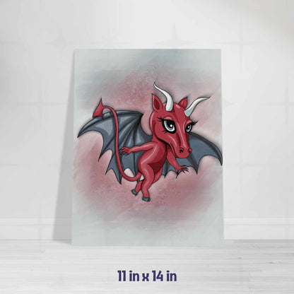 Little Jersey Devil Art Print