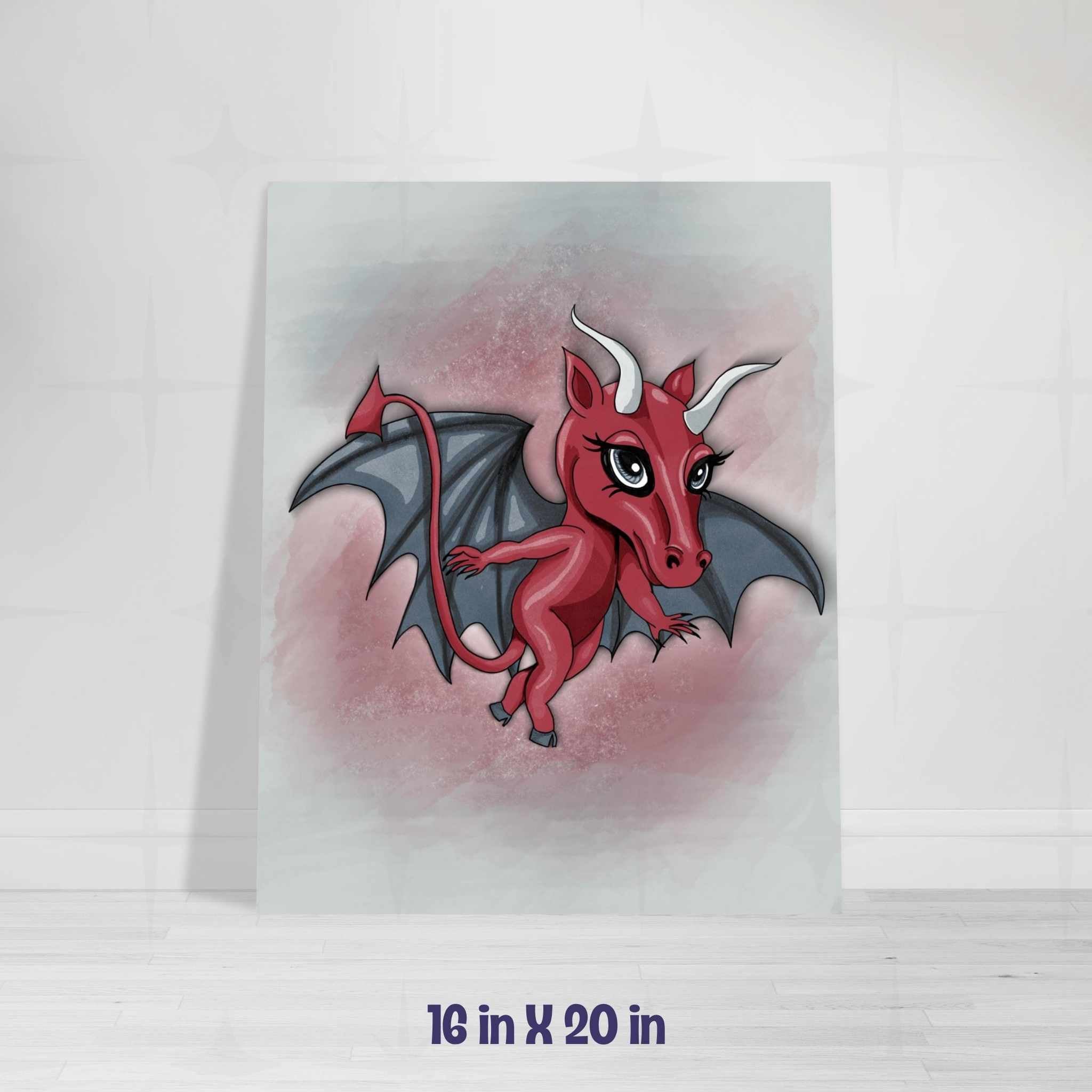Little Jersey Devil Art Print