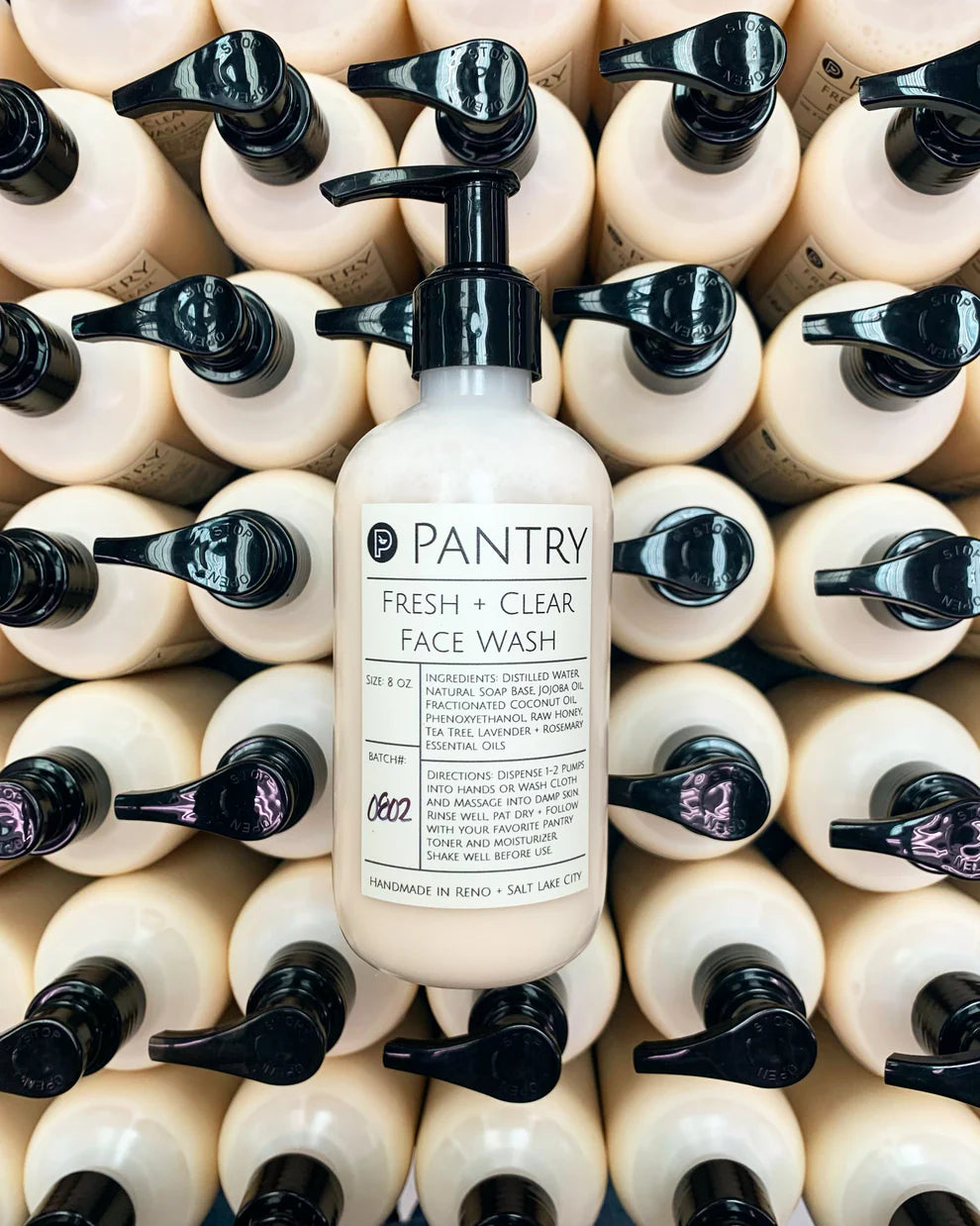 Fresh + Clear Face Wash | Honey + Jojoba Facial Cleanser 8oz