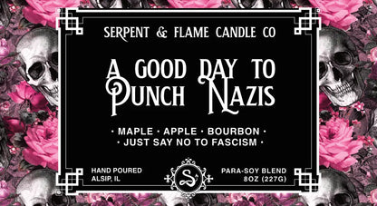 Punch a Nazi 8oz Candle