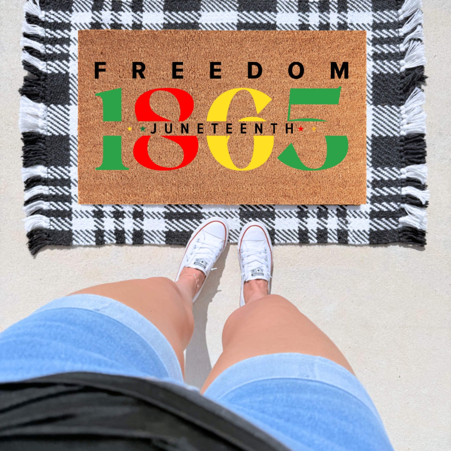 Juneteenth  Doormat 