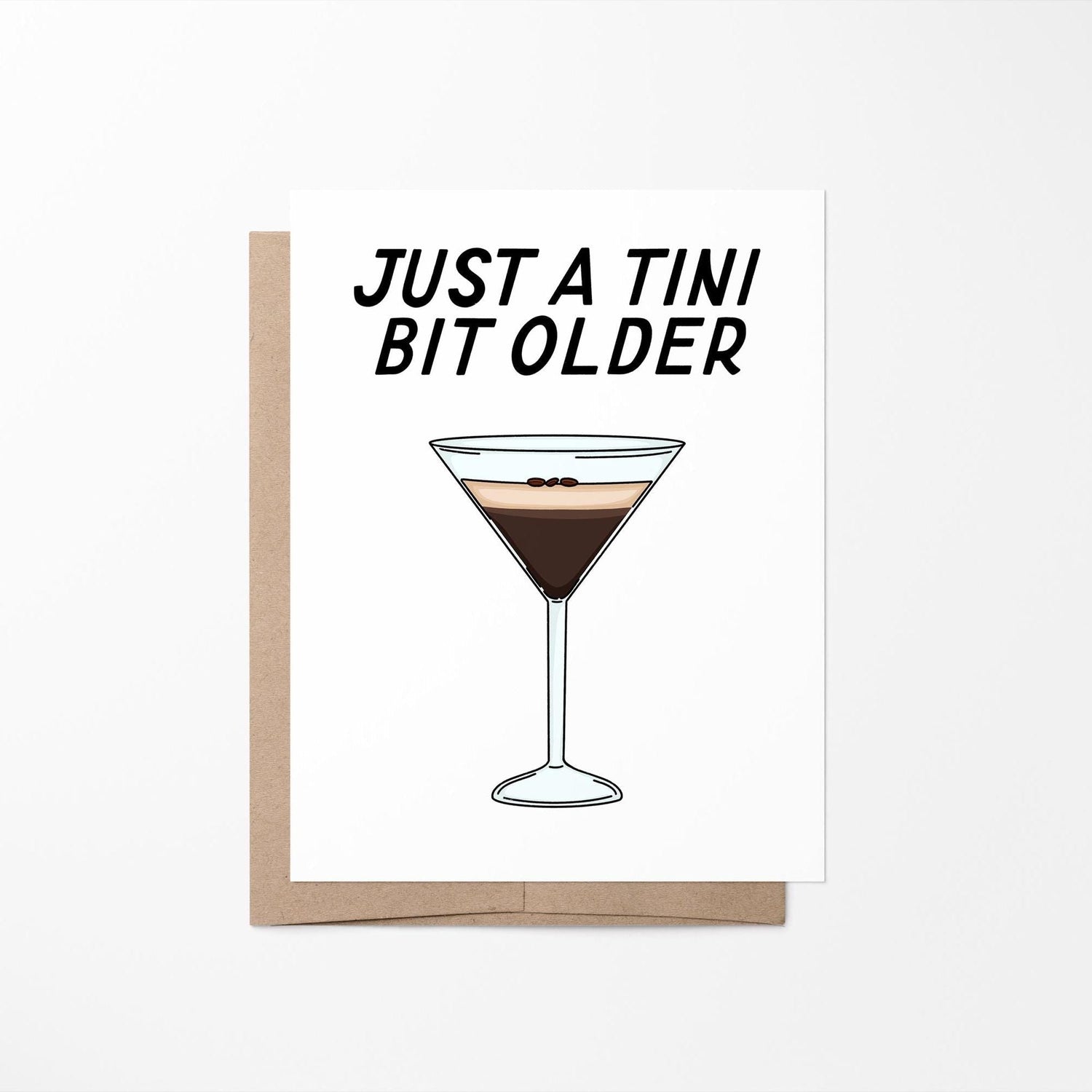 Just a tini bit older card - MangoIllustrated - Greeting Cards
