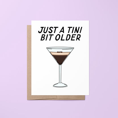 Just a tini bit older card - MangoIllustrated - Greeting Cards