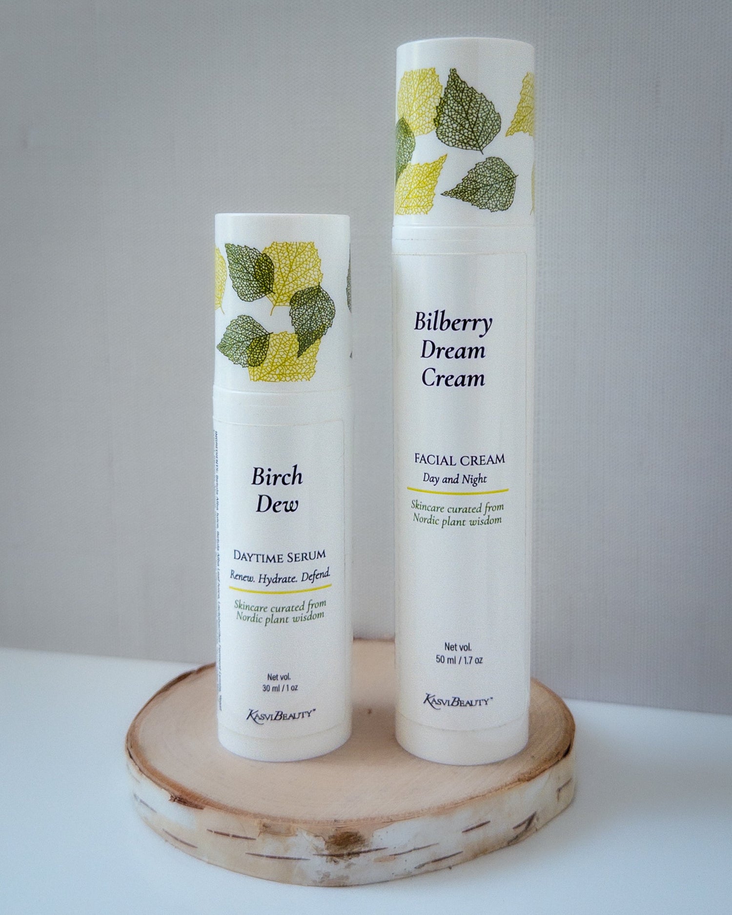 The Daytime Duo - Birch Dew Serum &amp; Bilberry Dream Cream Moisturizer