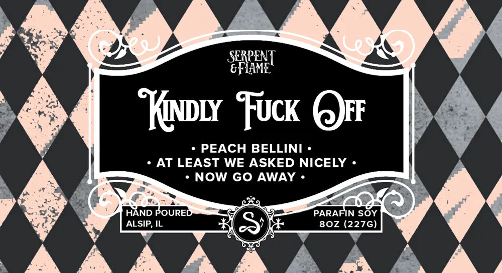 Kindly Fuck Off 8oz Candle