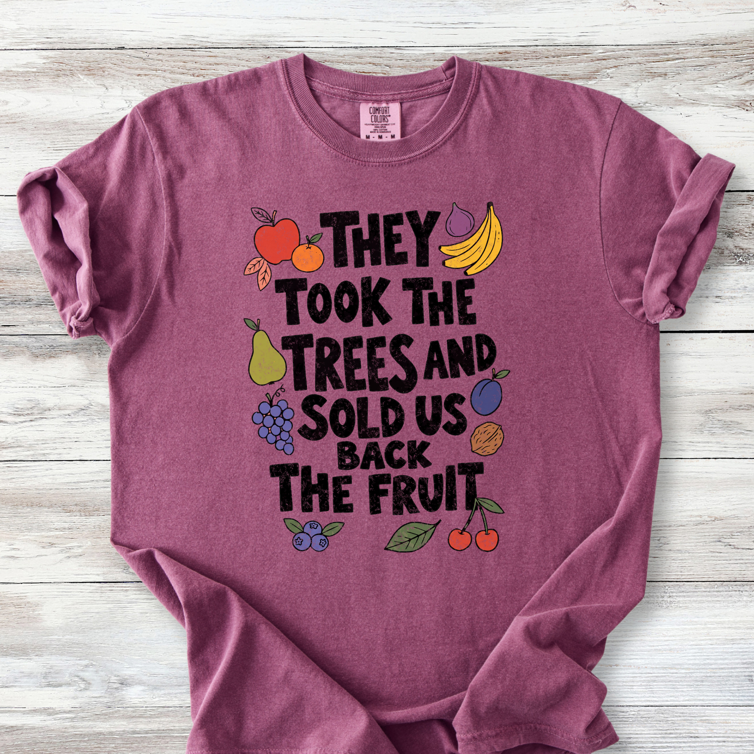 Political Protest Tshirt, The Took the Trees and Sold Us Back the Fruit Shirt