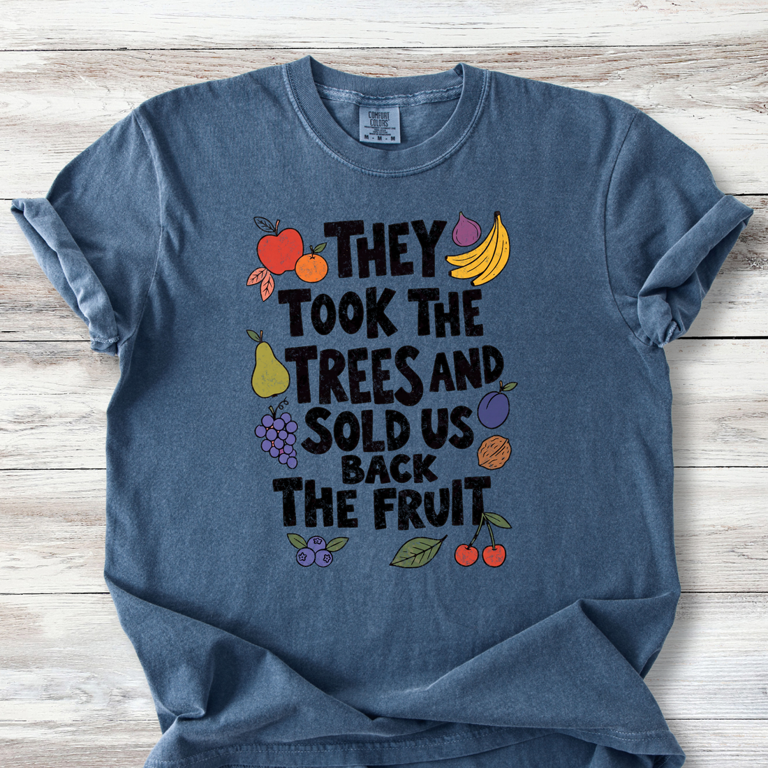 Political Protest Tshirt, The Took the Trees and Sold Us Back the Fruit Shirt