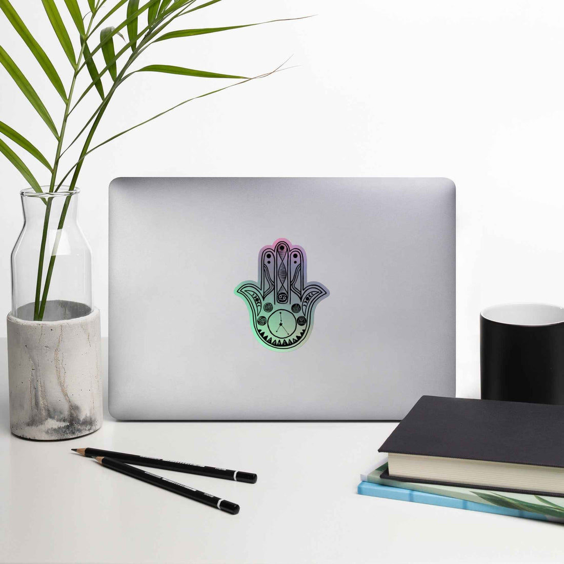 Cancer Hamsa Hand Horoscope Holographic stickers