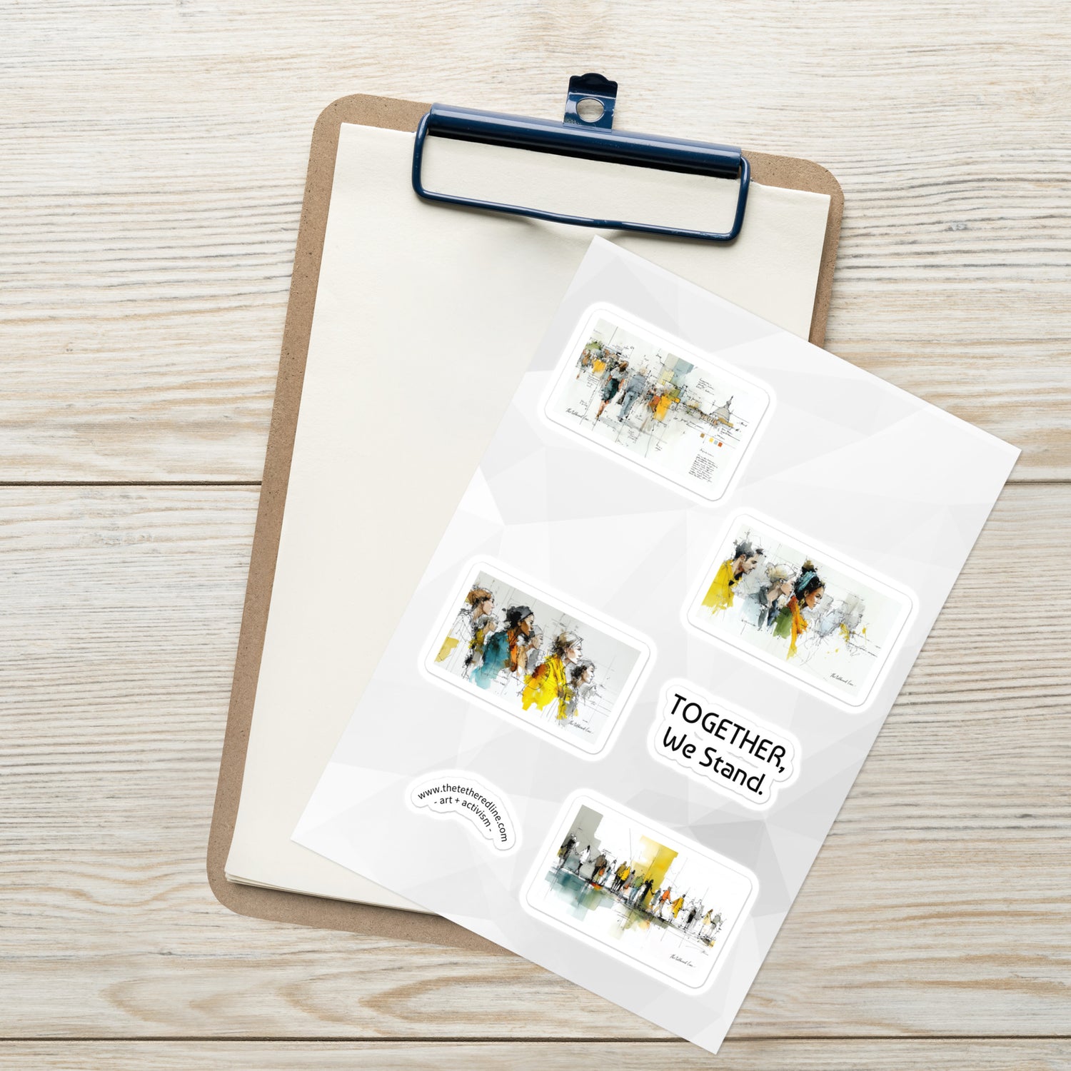 We The People - Complete Sticker Collection (3 sheets, 12 designs)