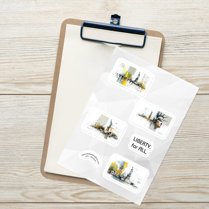 We The People - Complete Sticker Collection (3 sheets, 12 designs)