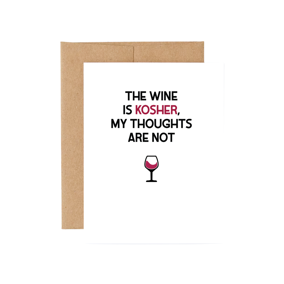 The Wine is Kosher Holiday Card
