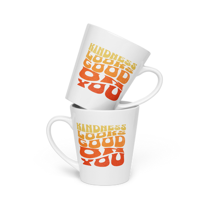 Latte Mug - "Kindness Looks Good On You"