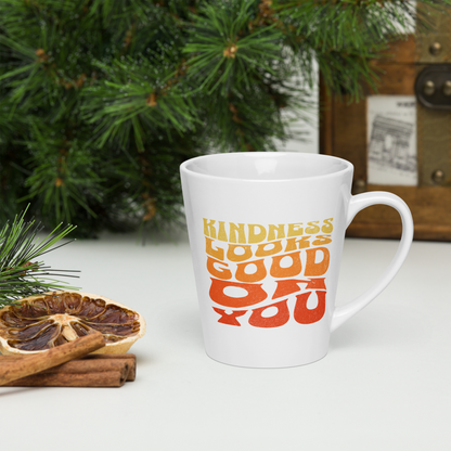 Latte Mug - "Kindness Looks Good On You"