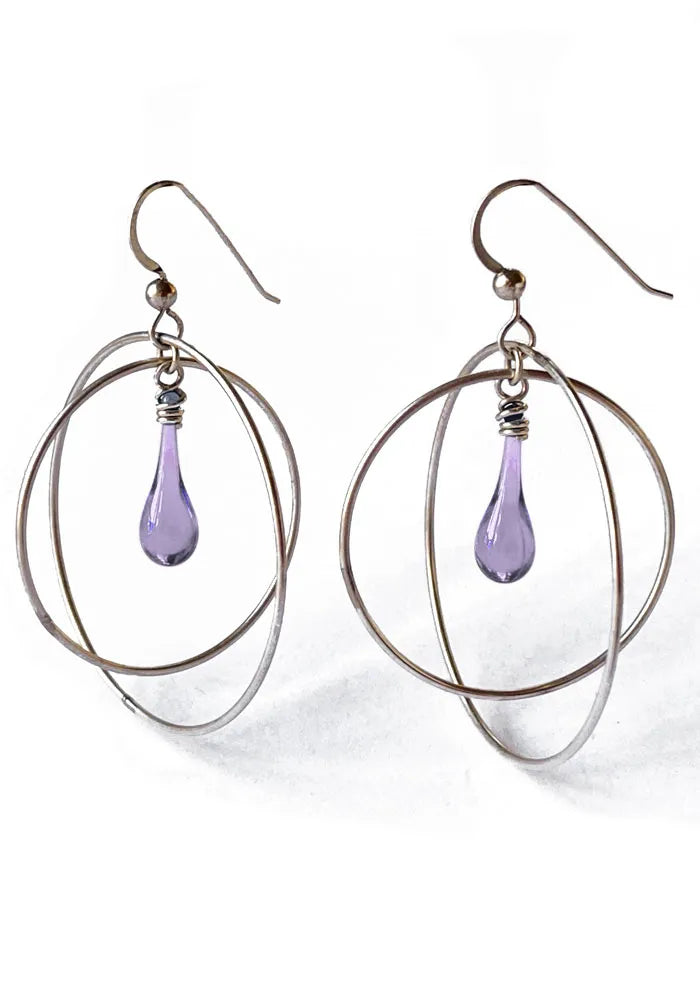 Large Gyroscope Earrings