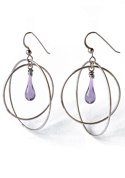 Large Gyroscope Earrings