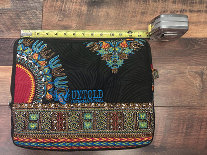 Handmade West African Fabric Laptop Case