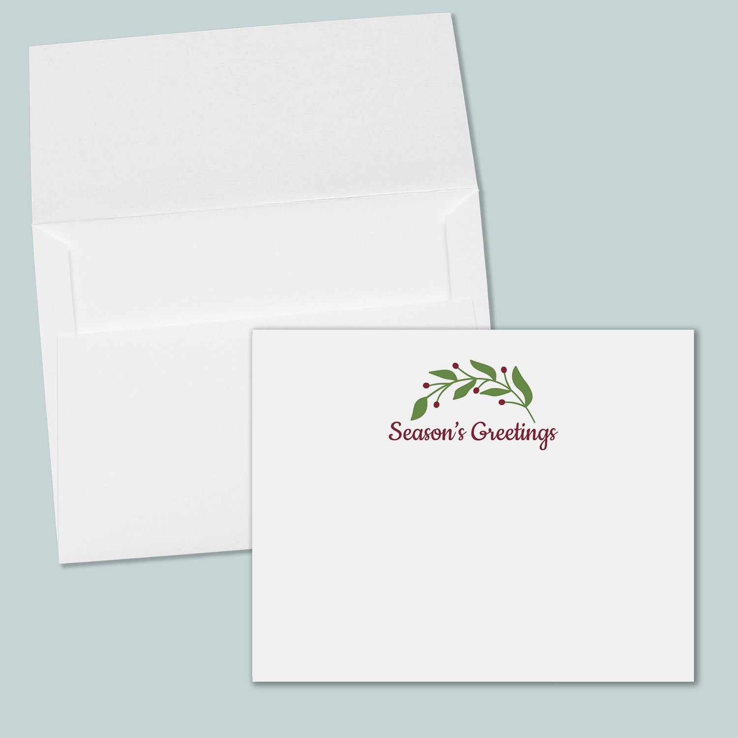 Leaves and Berries Note Cards | Boxed Set of 12