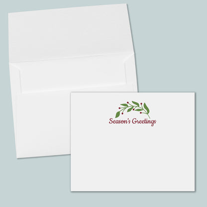 Leaves and Berries Note Cards | Boxed Set of 12