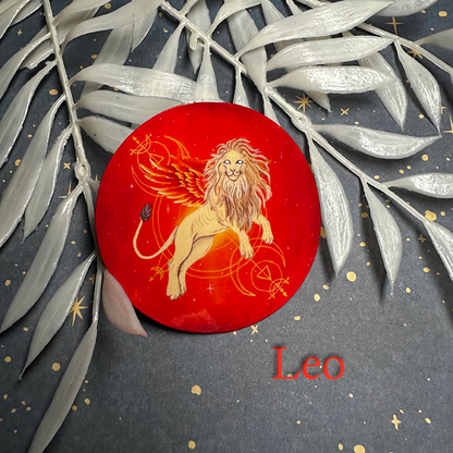 Zodiac Stickers, handpainted decals