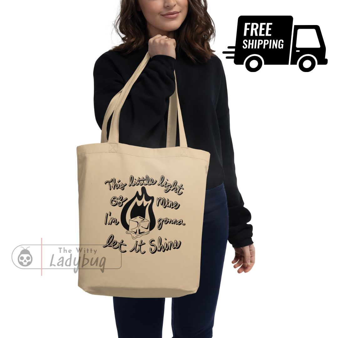 Let It Shine Anti-ICE Eco Tote Bag- Cotton