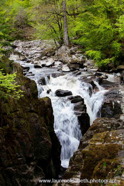 Odin’s Falls, Scotland, Perthshire Highlands Landscape Mini Metal Print