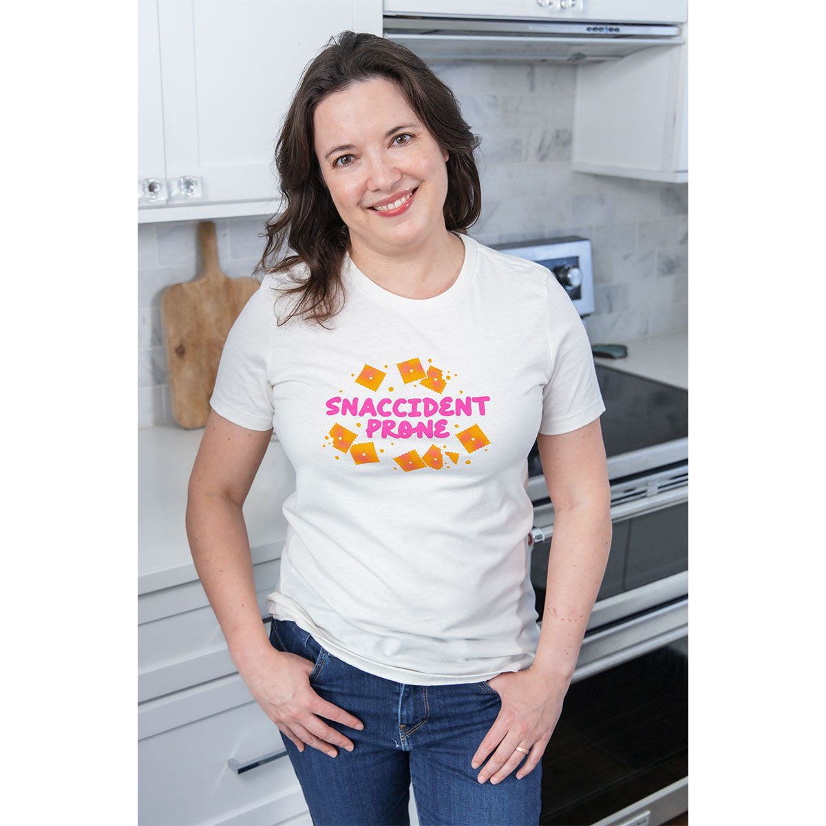 "Snaccident Prone" Food Pun T-Shirt