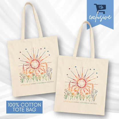 little-blue-market-daybreak-digitals-exclusive-tote-bag-fdt-better-together-democratic-activist-reusable-market-bag