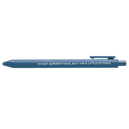 Little Stitious jotter gel pen - MangoIllustrated - Pens