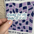Living for the hope of it all sticker - MangoIllustrated - Sticker