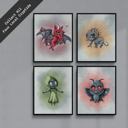 Little Mothman Art Print