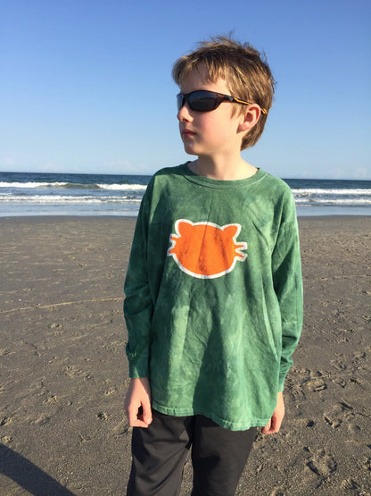 Youth Mountain T-Shirt, Long Sleeves