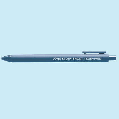 Long story short I survived jotter gel pen - MangoIllustrated - Pens