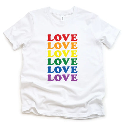 Gay Pride Love Kids T-Shirt - Resistance Nation