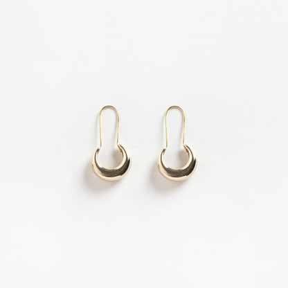 Lua handmade gold hoop earrings by Pichulik, ethical artisan jewelry brand worn by Michelle Obama, sustainable jewelry Cape Town South Africa