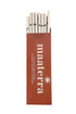 Set of bamboo straws in a brown case with &