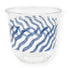 maaterra compostable cold beverage cup with ocean waves design