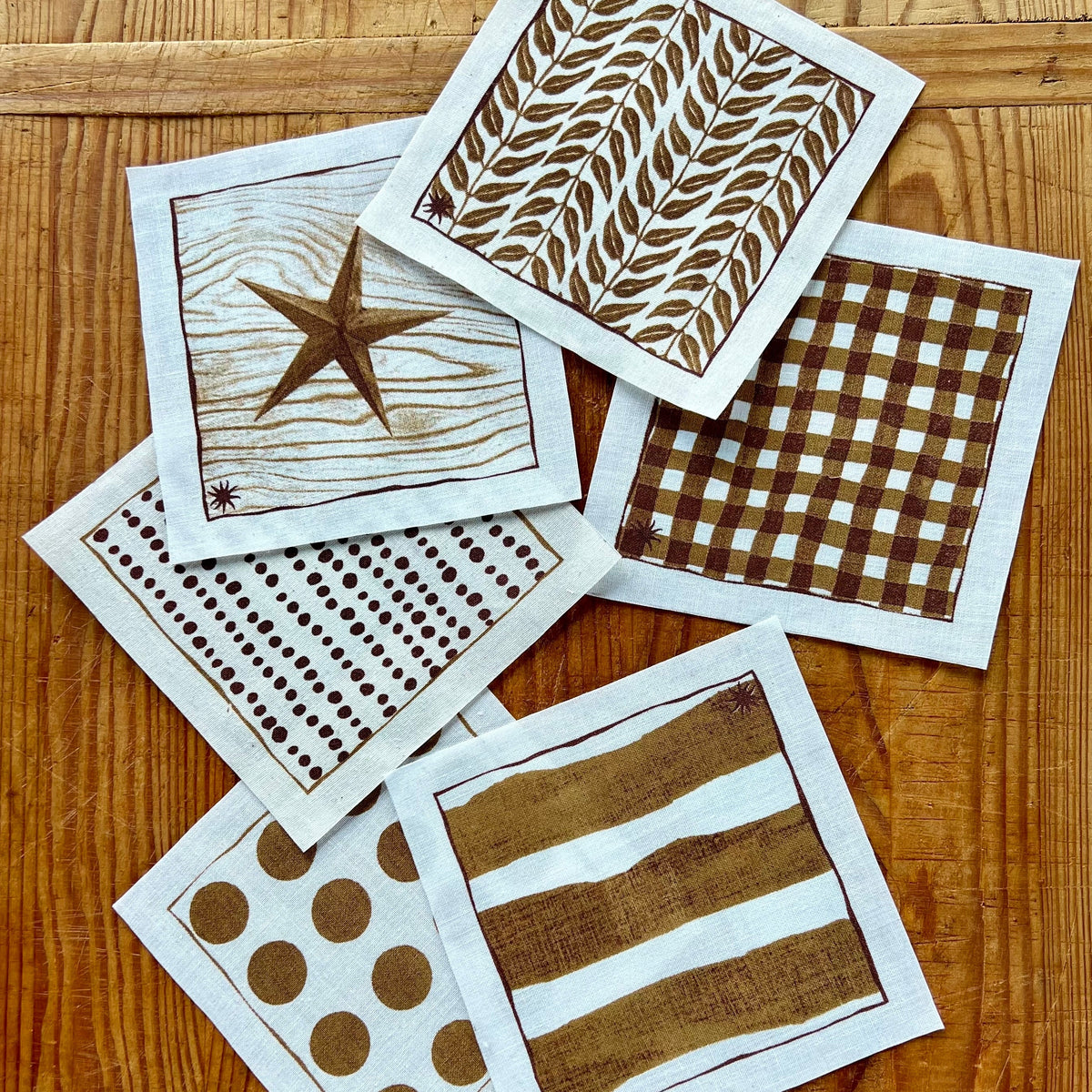 maaterra compostable cotton cocktail napkins