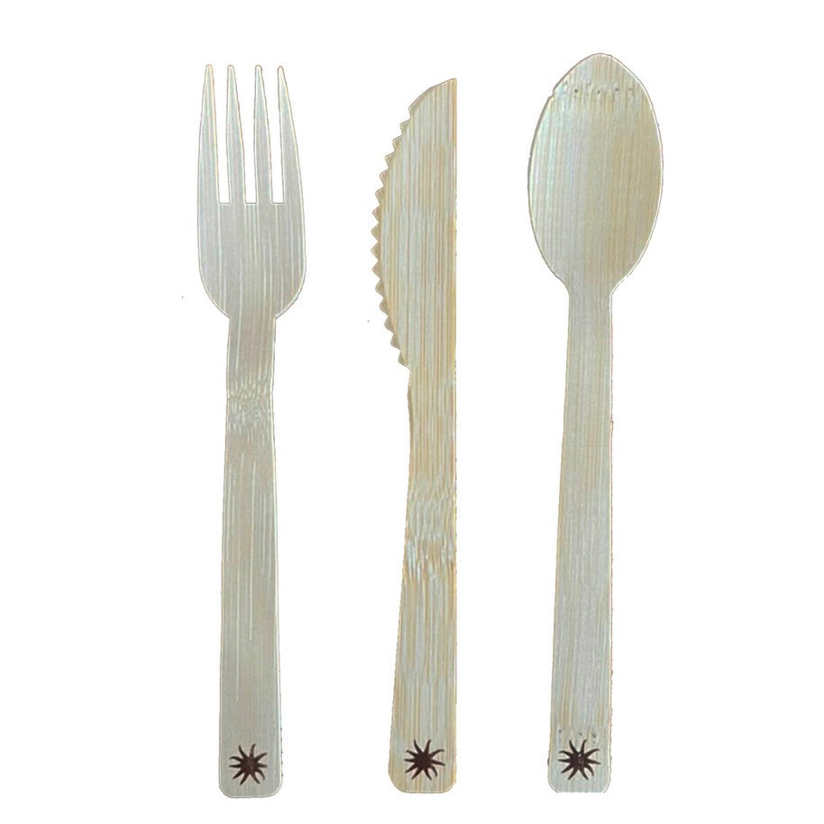 maaterra compostable bamboo utensils