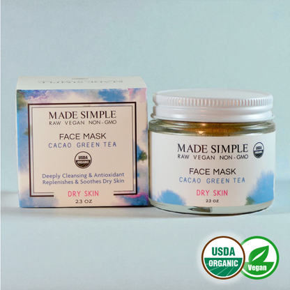 FACE MASK - Cacao Green Tea for Dry Skin