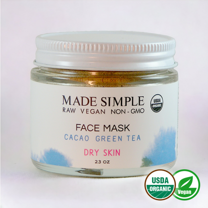FACE MASK - Cacao Green Tea for Dry Skin